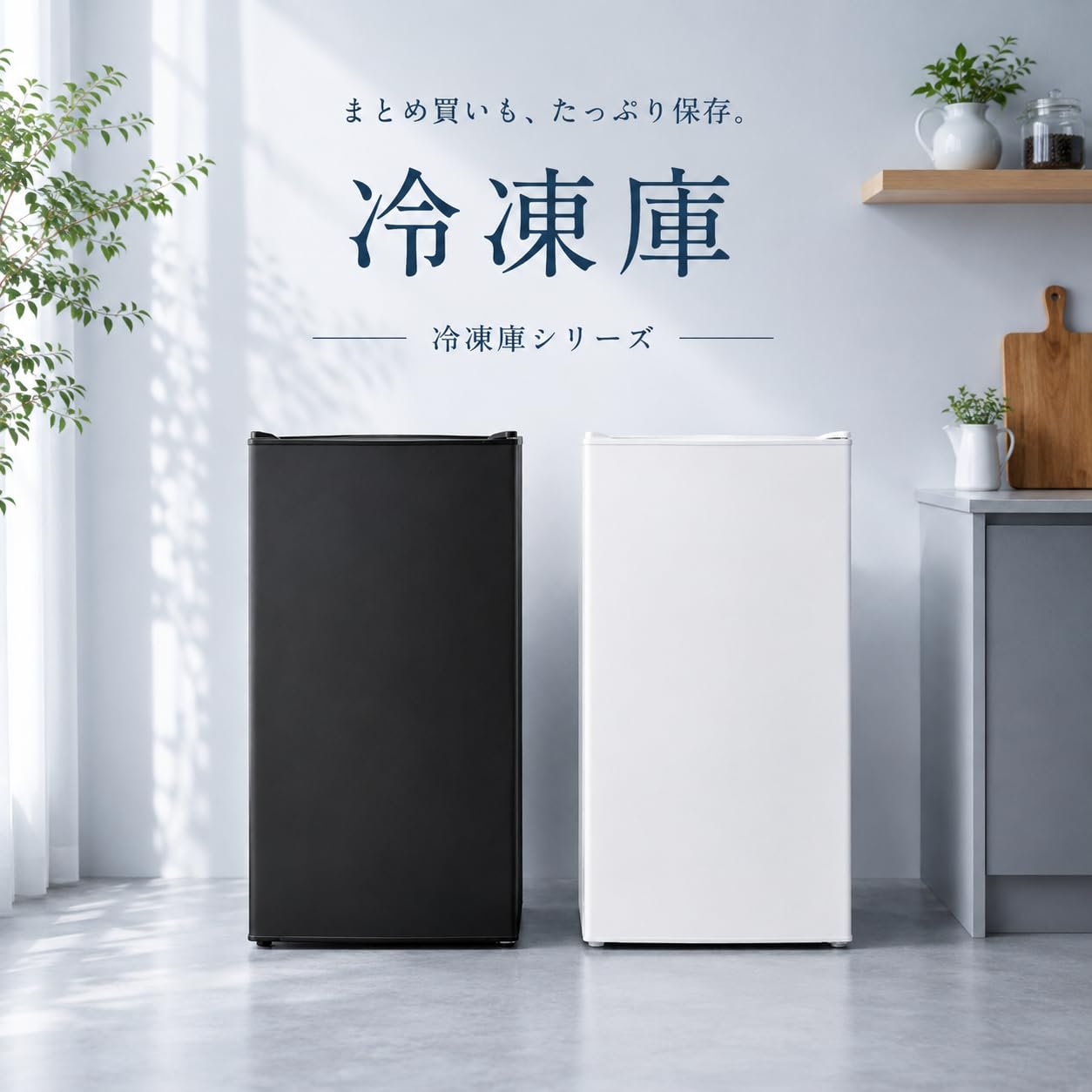 Amazon.co.jp: 【大容量 60L】 ONE STEP 冷凍庫 前開き式 冷凍