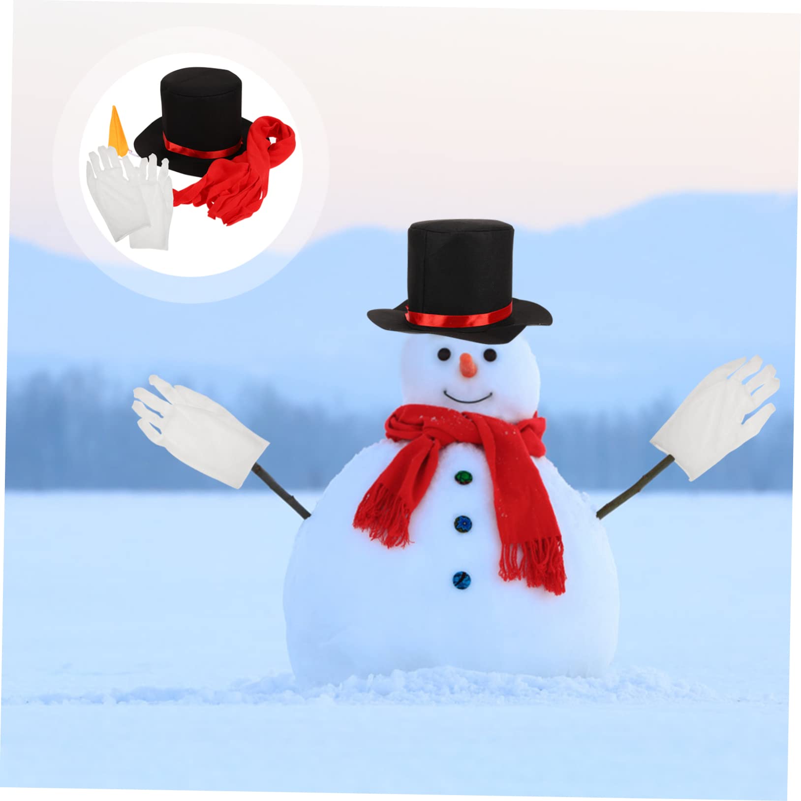 Cabilock 4 Juegos De Disfraces De Muñeco De Nieve Kit De Adornos De Muñeco De Nieve De Macramé Decoración De De e Kit De Bricolaje De De e Figuras De De
