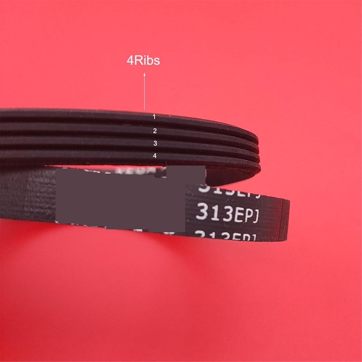1PCS for Vega Treadmill Belt Drive Belt EPJ313 4 Ribs Rubber Multi Groove Belt for Multi Wedge Treadmill Motor Fitness