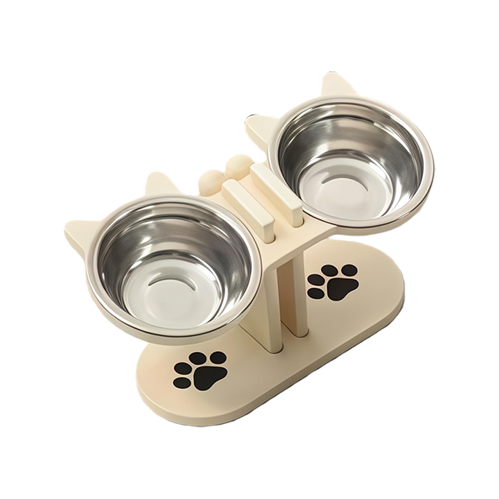 Mangiatoia per animali rialzata con doppie ciotole per acqua alimentare, design anti-vomito Mangiatoia per animali anti-vomito per cani e gatti