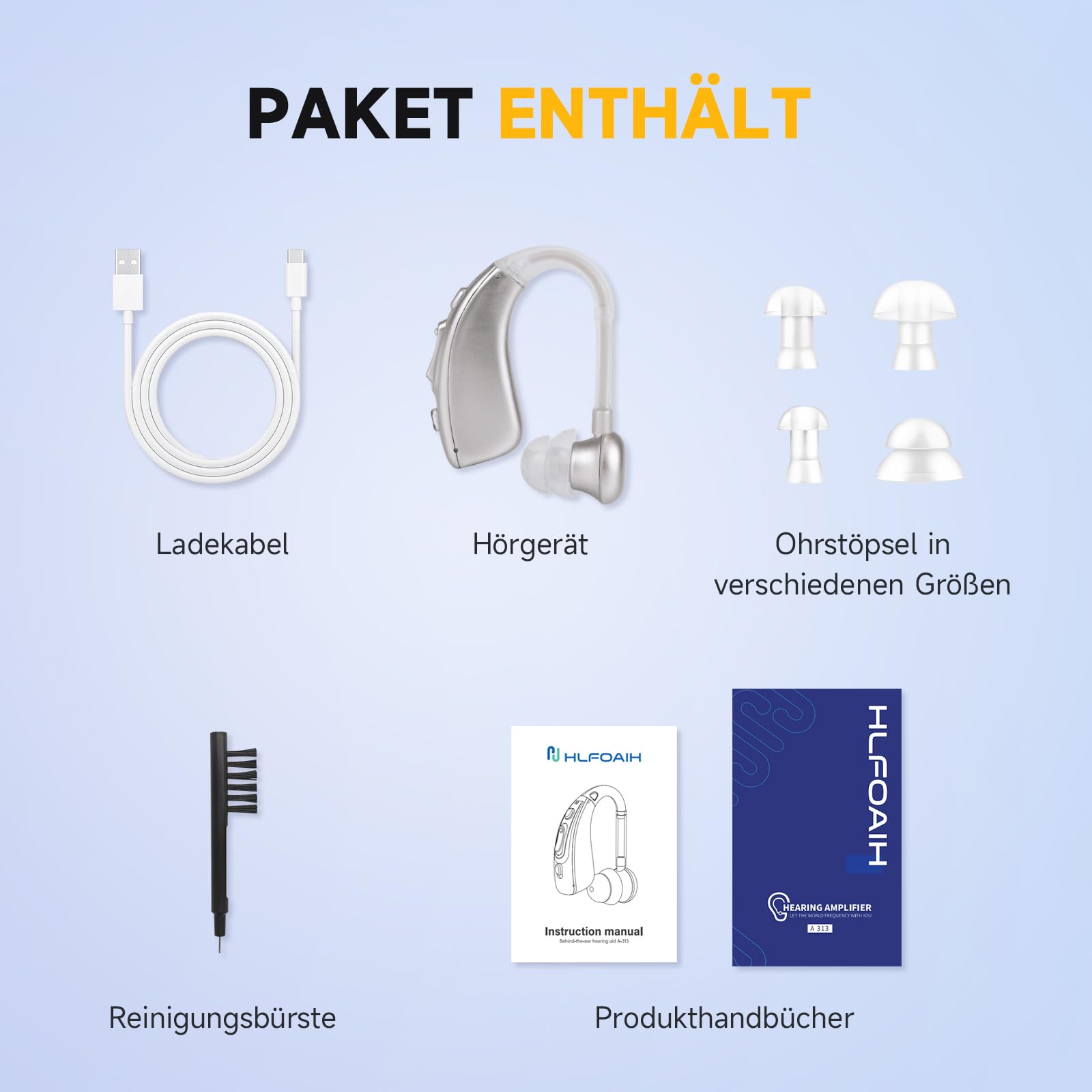 Britzgo-Gerät – digitale Geräuschunterdrückung, 4 Audiomodi, einfache Bedienung, ladbar über USB-C (Silber)