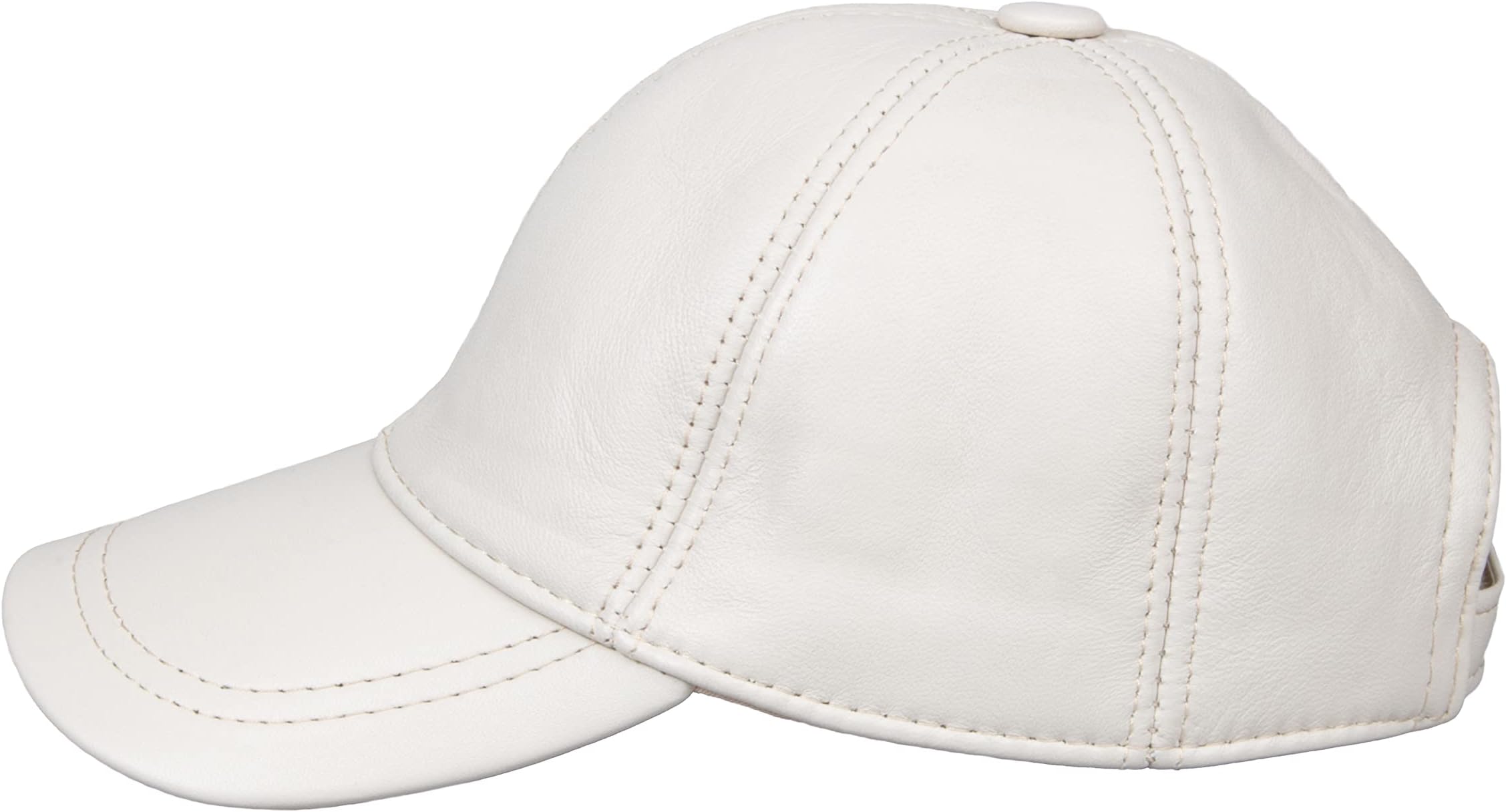 Genuine Leather Unisex Baseball Cap