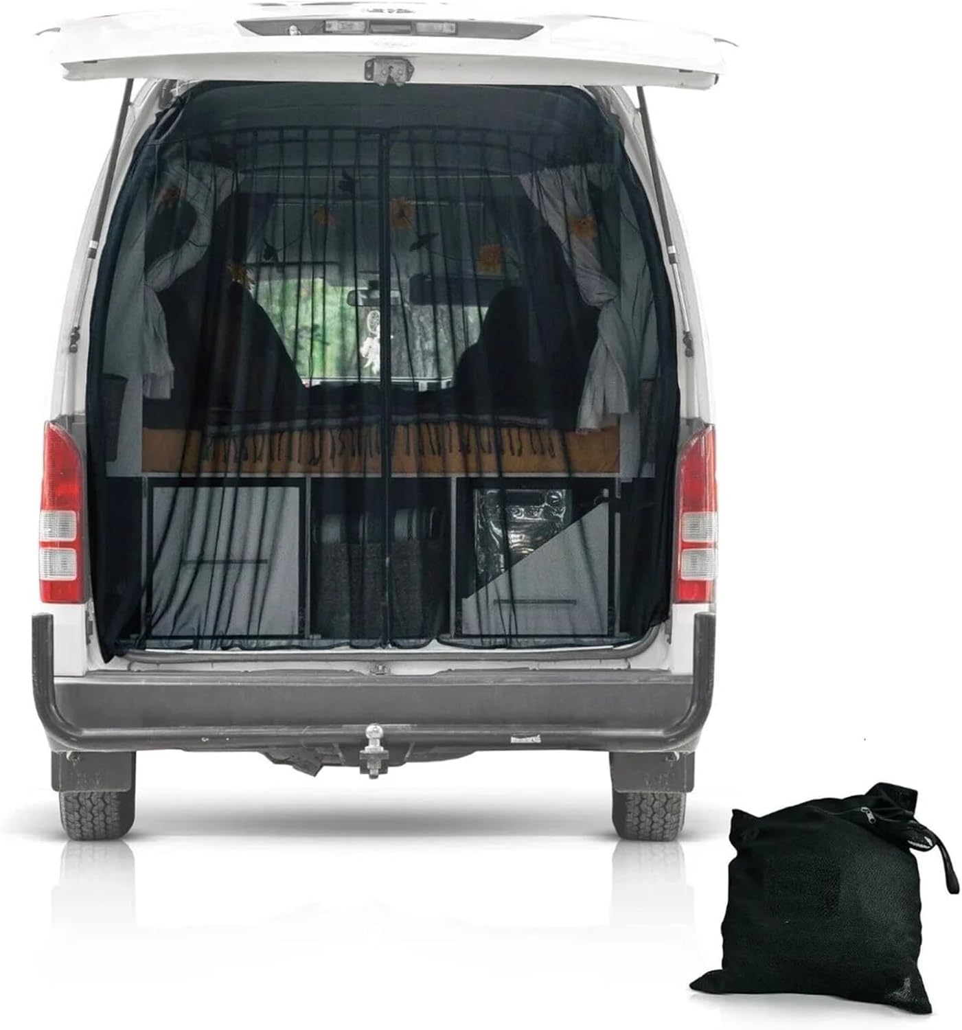 Tailgate Barn Door Magnetic Insect Mosquito Fly Screen Net Vehicle Accessories for VW T5 T6 Roof Camper Van Car Interior Decor
