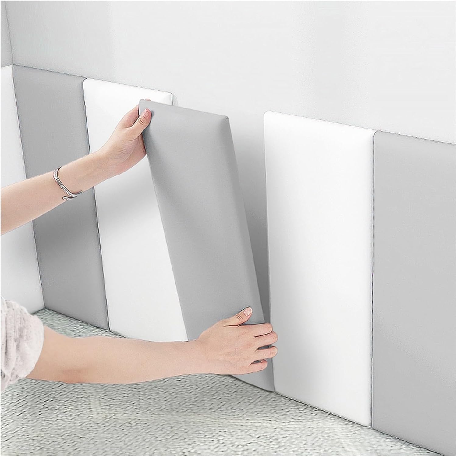 Tête de lit anti-collision 3D pour sécuriser la chambre enfant 120x50