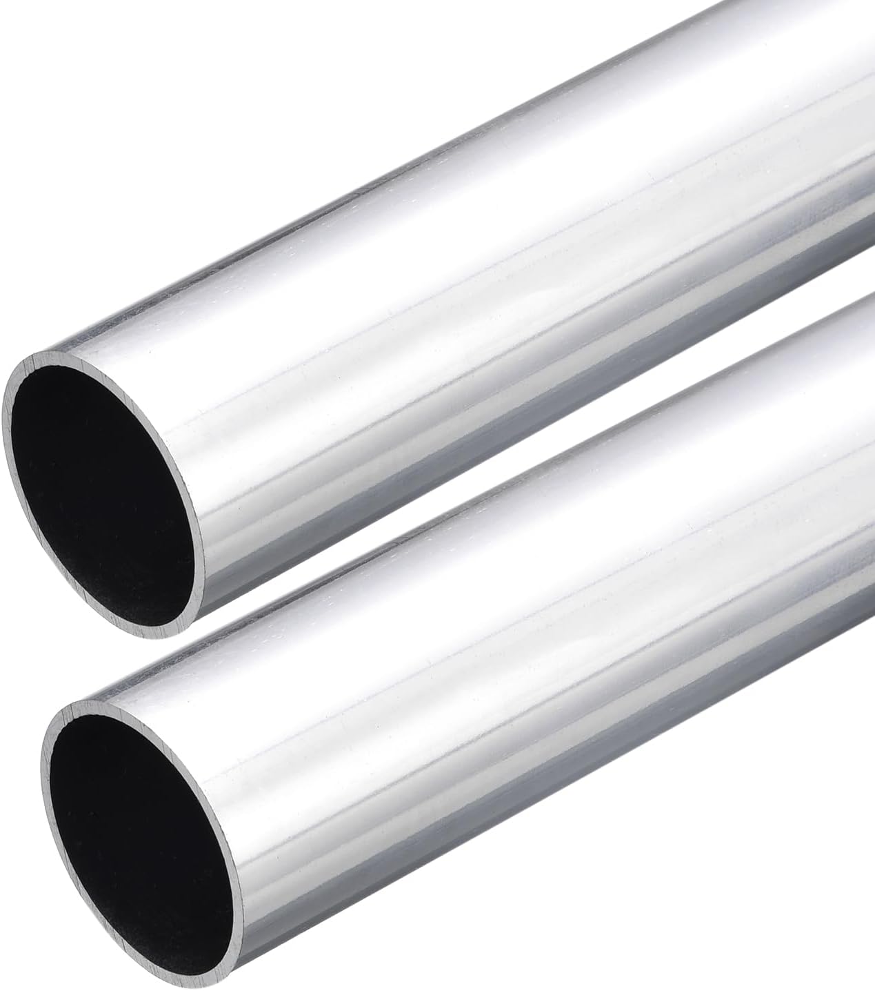 DMiotech 2Pack (32mm OD x 29mm ID) 6063 Aluminum Round Tube 300mm Length Industry Metal Tubing for Machinery Frame Construction DIY Projects
