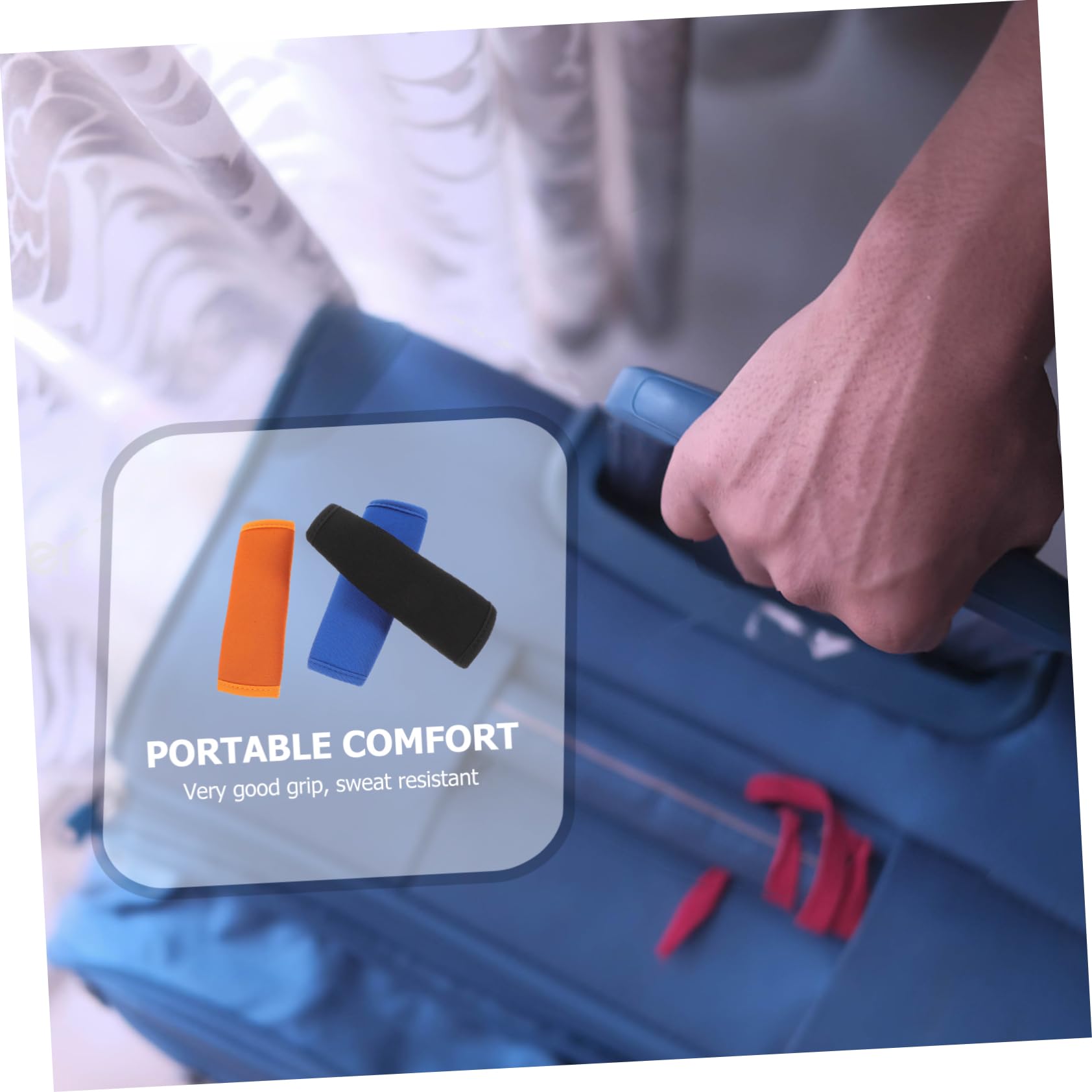 12piezas Cubiertas De Manijas De Equipaje De Neopreno De Asas para Maletas y Accesorios De Viaje para Mayor Comodidad y Estilo