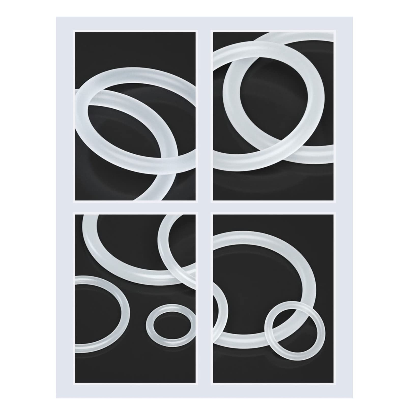 Siringa Senza Ago O-Ring In Silicone Metrico - Diametri Da 3 A 86