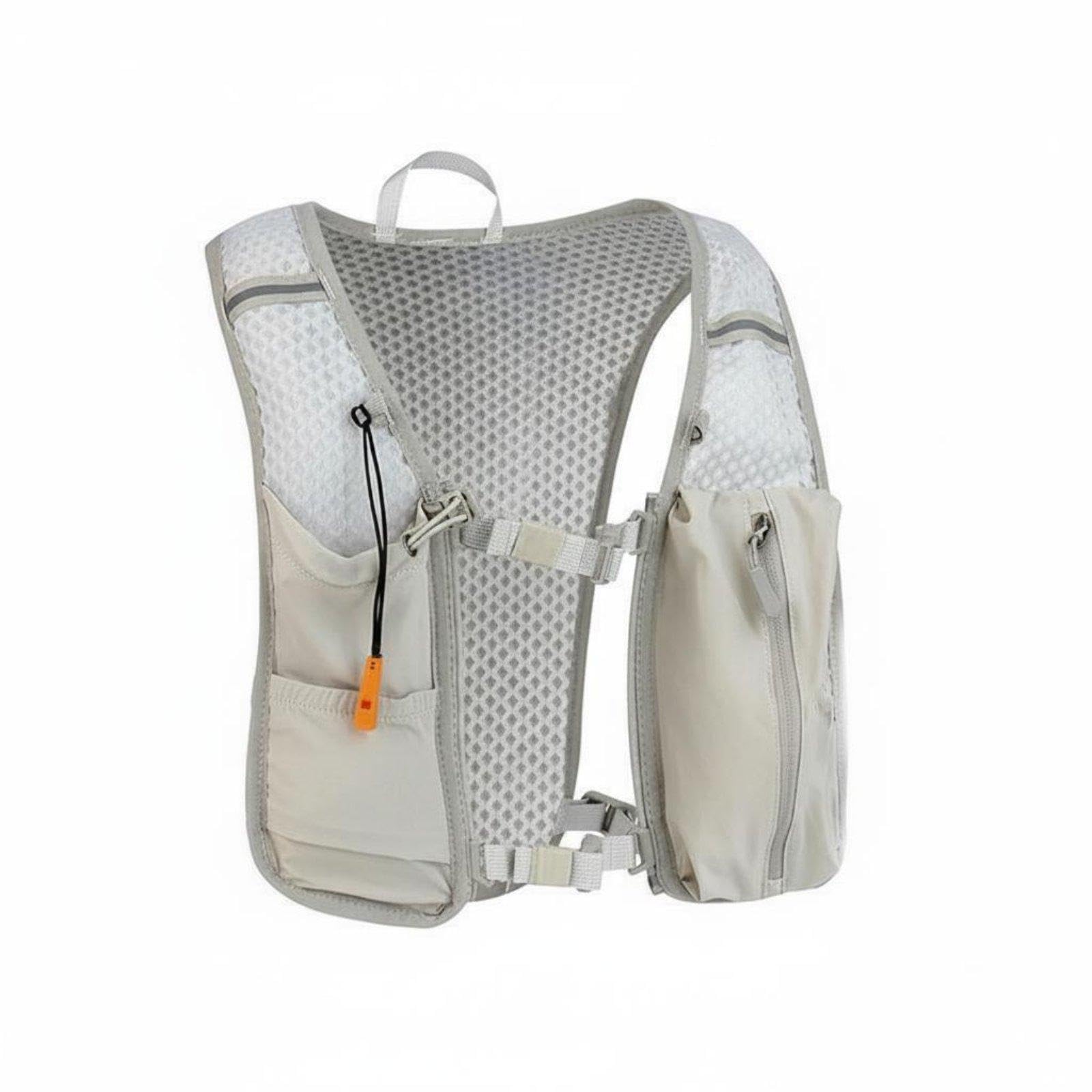Running Water-Carrying Vest Exceptionally Light Lightweight Trail Water-Carrying Vest Small Size Running Pack for Women, Men, Mountain Climbing Light Gray|Sporting Goods| Outdoor Sports|-image-8