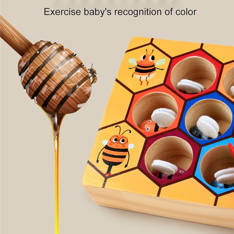 Amazon.co.jp: Asixx ハチの隠れ家 蜂の巣 おもちゃ 木製 玩具