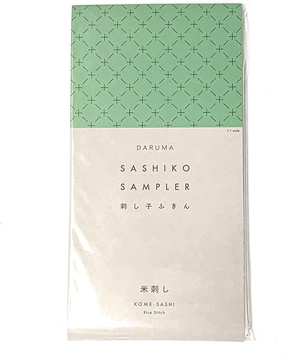 Miniatura 37 de DARUMA Sashiko Sampler - Tela original color azul marino (ángulo recto conectado)