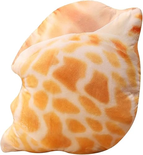Generic Almohada de felpa costera de playa de simulación de dibujos animados de conchas de mar y conchas de mar, cojín de almohada de felpa 3D,