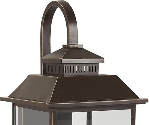 Miniatura 3 de Minka Lavery Lámpara de pared exterior 72593-143C Miner's Loft - Farol de pared exterior, 4 luces de 160 vatios, bronce aceitado