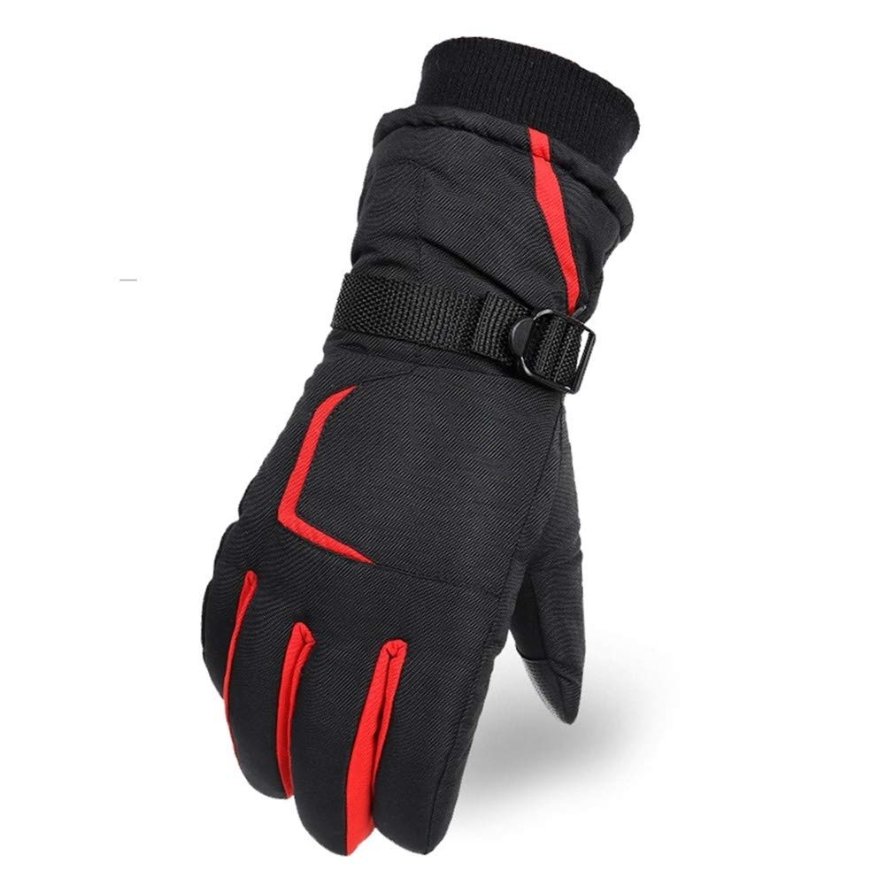 Guantes Guantes al Aire Libre Unisex de la Pantalla táctil, además de Terciopelo Caliente Engrosamiento Montar a Prueba de Viento Guantes Impermeables