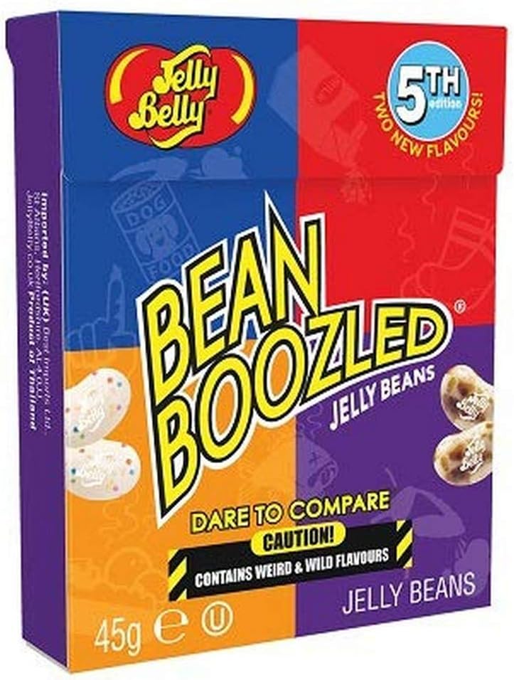 Jelly Belly BeanBoozled Jelly Beans, 4th Edition, 1.6-oz Flip Top Box, 24 Pack