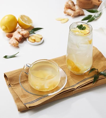 Miniatura 6 de Damtuh Té de jengibre y limón con jarabe de agave, limón real y jengibre, 2.2 lbs - 2.2 libras (paquete de 1)