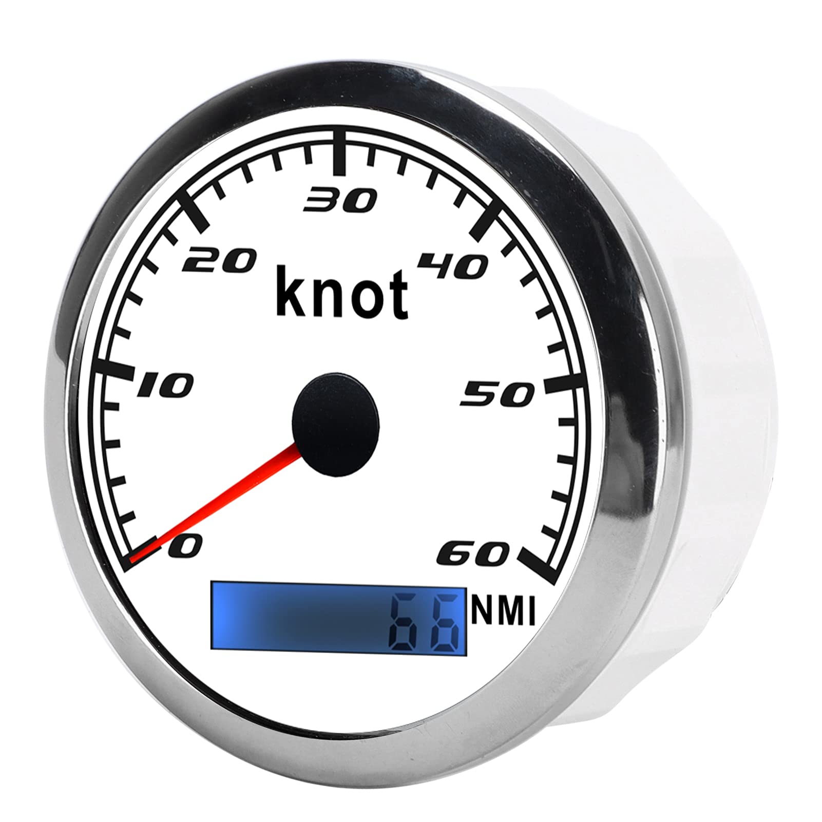 GPS Speedometer, Speed Gauge IP67 Waterproof Pointer Tachometer with Antenna for Truck for Car for Boat(White)-image-32