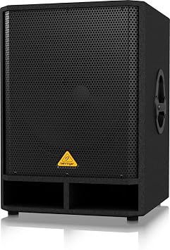 Behringer EUROLIVE VQ1800D Professional Active 500 Watt 18 PA Subwoofer with Built-In Stereo Crossover