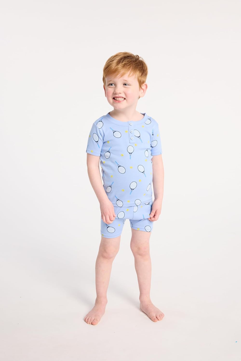 Gymboree Baby Boys' And Toddler 100% Cotton Short Sleeve Top and Shorts, Gymmies Pajama Set