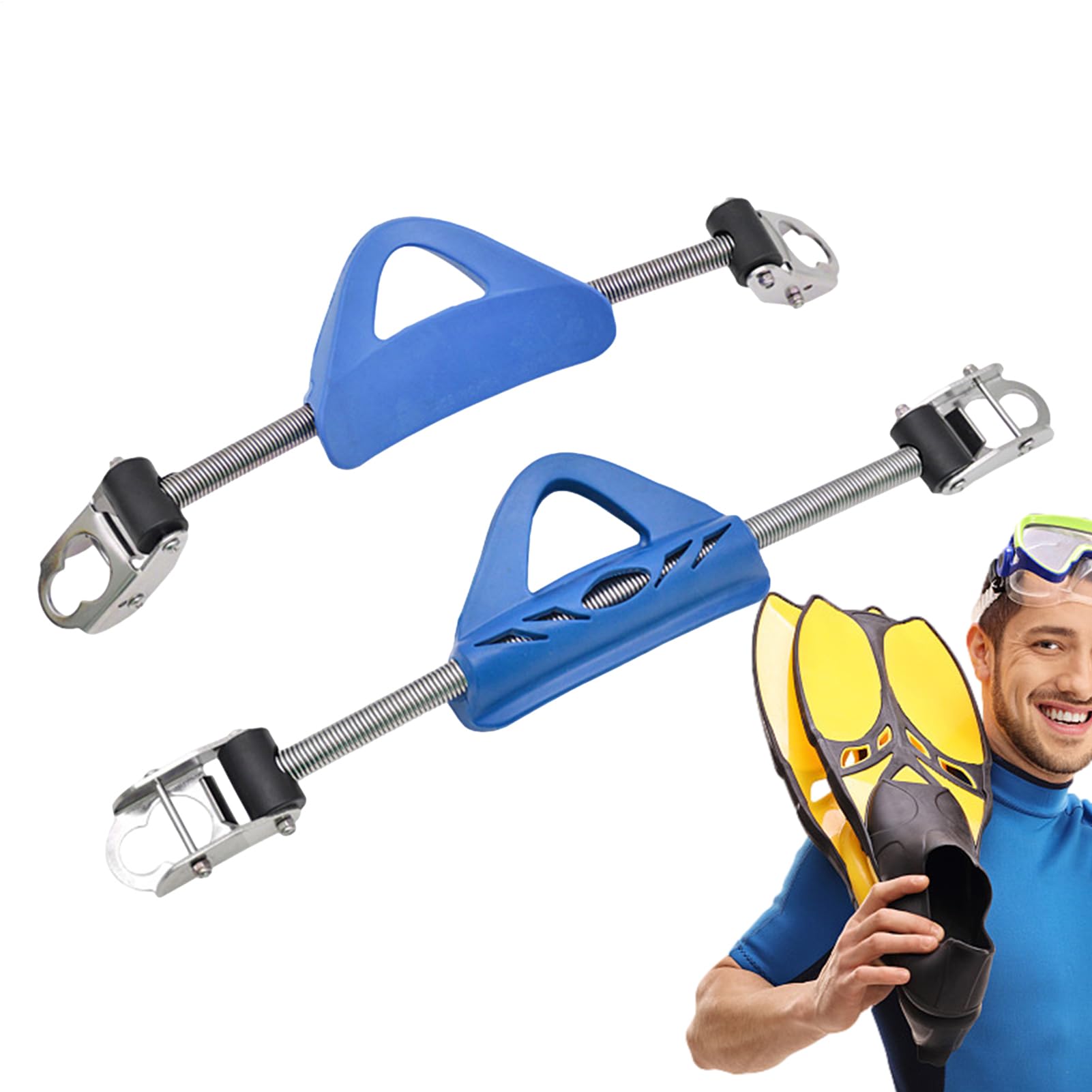 Sangle d'aileron de plongée, Boucles de Sangle d'aileron | 1 Paire de Sangles à Ressorts pour plongée sous-Marine,Boucle d'accessoires de , Sangle à Ressort pour la Natation sous-Marine