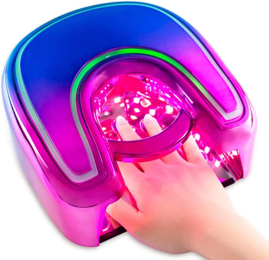 AAPIE 48w Uv Led Nail Lamp Fast Nail Curing Lamps for Gel Polish with Automatic Sensor 4 Timer Setting Handle Professional Nail Arttools