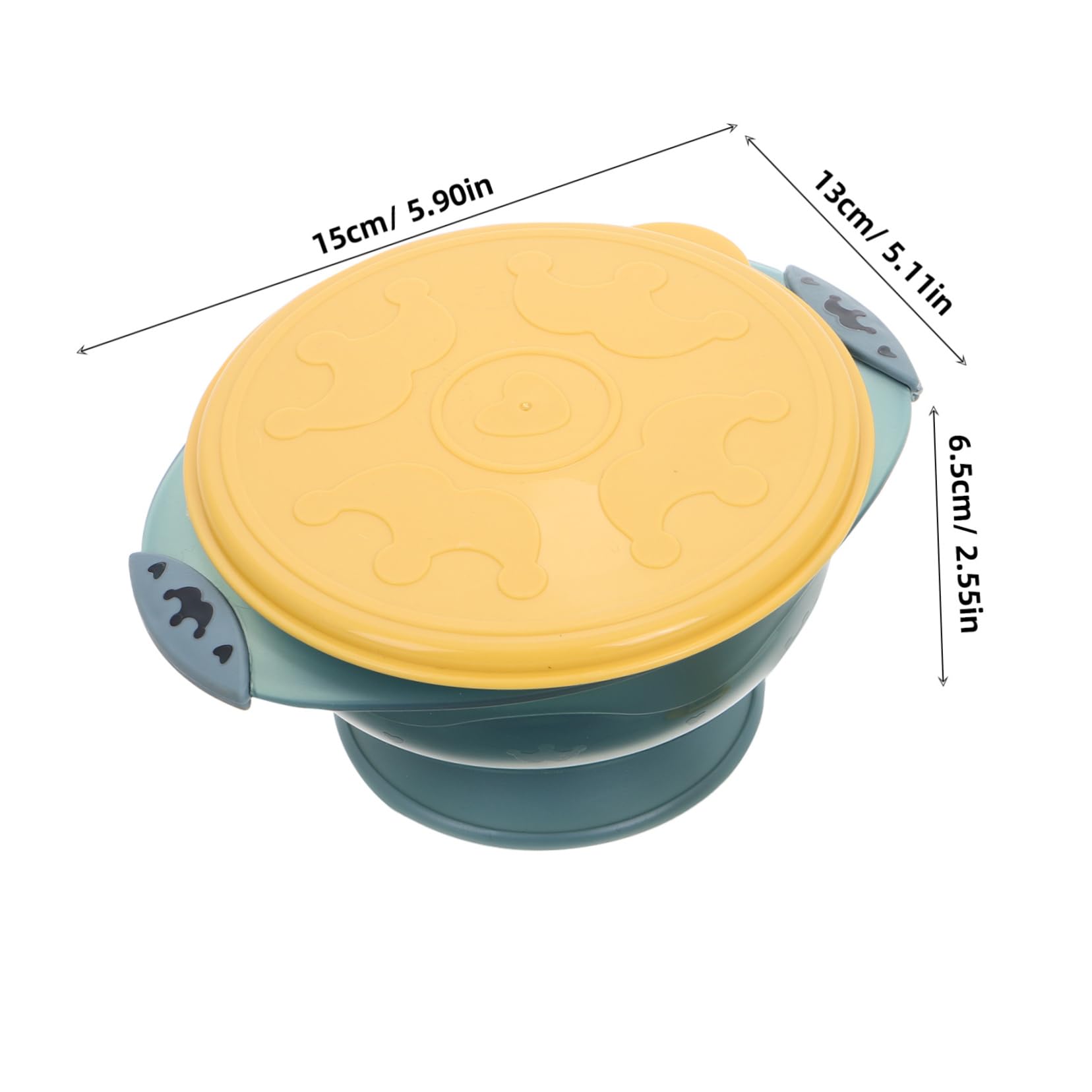 GALPADA Baby Food Bowl with Lid Toddler Suction Bowl Infant Feeding Set for Baby