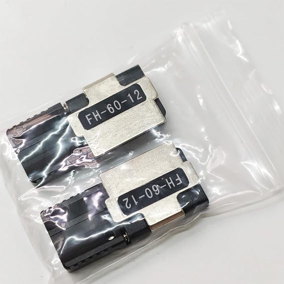 FH-60-12 Fiber holder for FSM-50R 60R FSM-70R FSM-88R FSM-70R fiber fusion splicer ribbon 12 core fiber optic plate 1 Pairs FH-60-12
