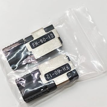 FH-60-12 Fiber holder for FSM-50R 60R FSM-70R FSM-88R FSM-70R fiber fusion splicer ribbon 12 core fiber optic plate 1 Pairs FH-60-12