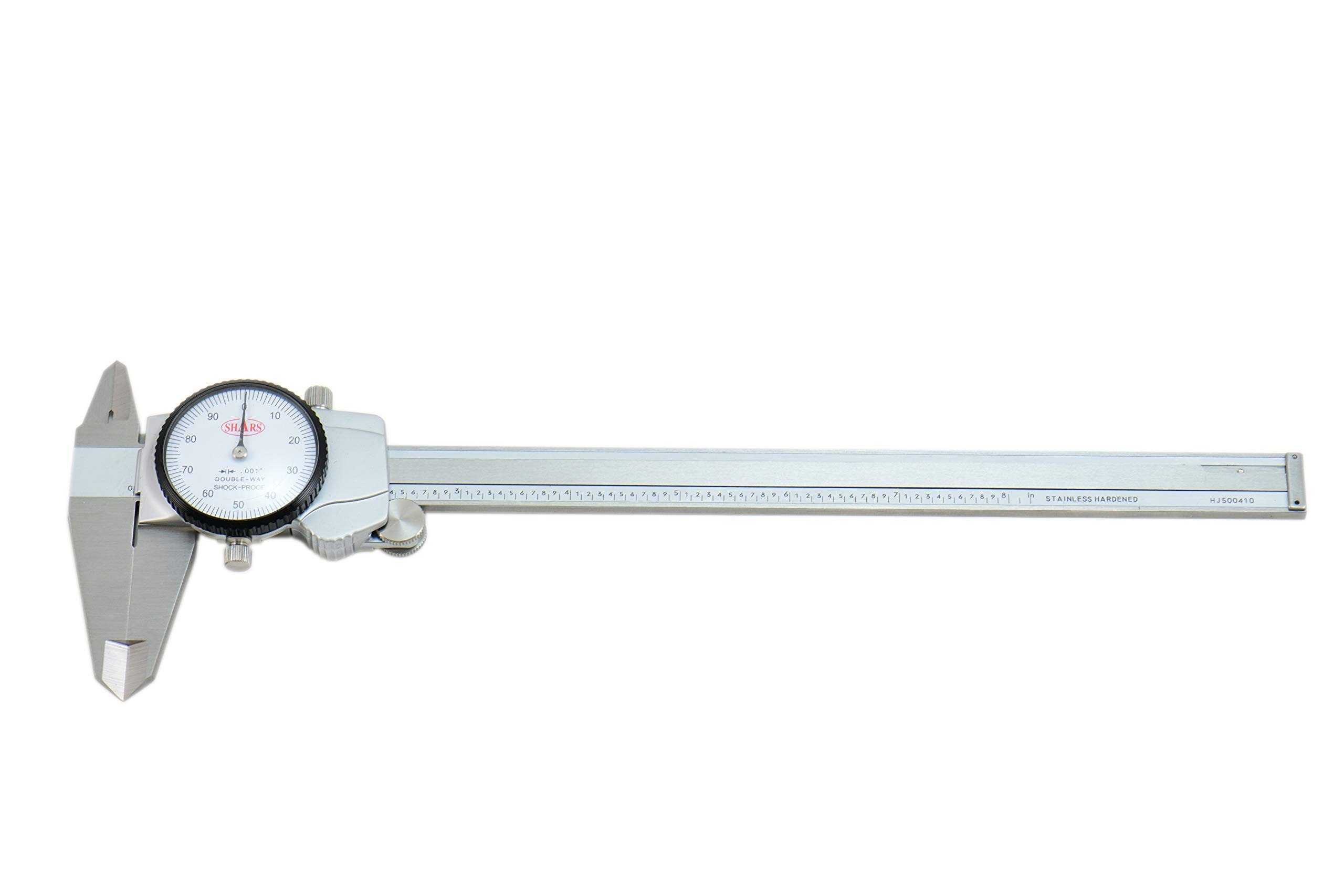 Shars 0-8 pollici Campo di Misura In Acciaio Inox Antiurto Quadrante Calibro Serie Premium, 0 "Graduazione 303-1316 S}