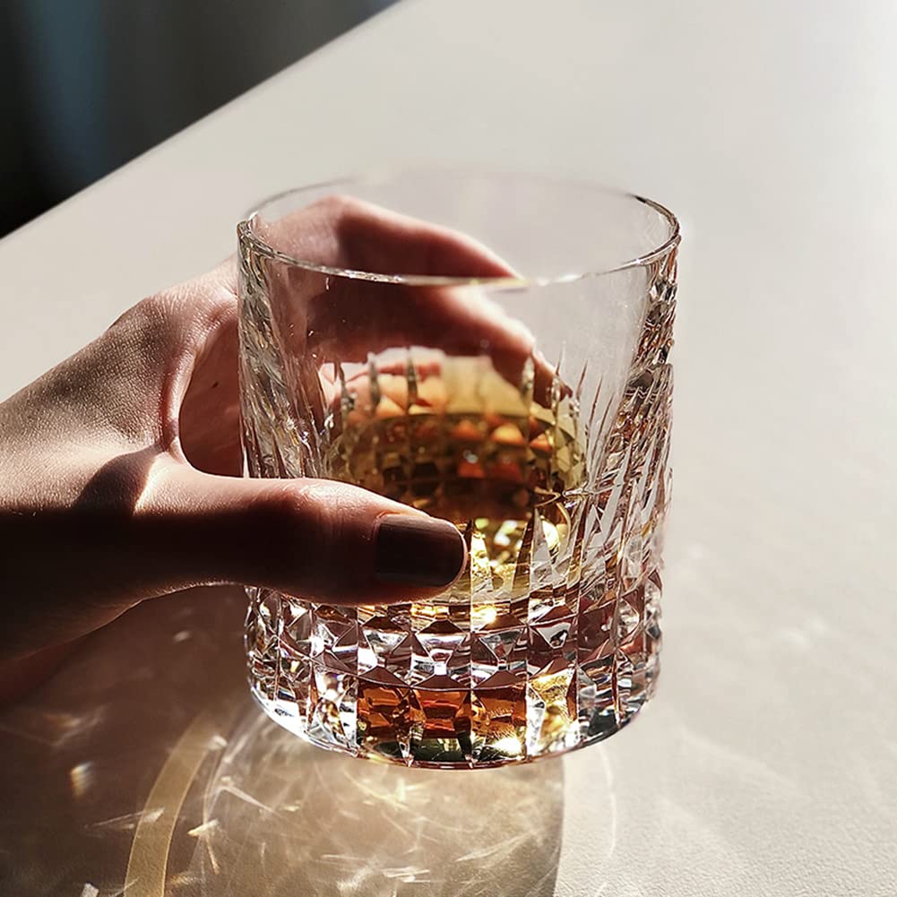 Amazon | ロックグラス クリスタルグラス 蓮の台 230ml 重い質感