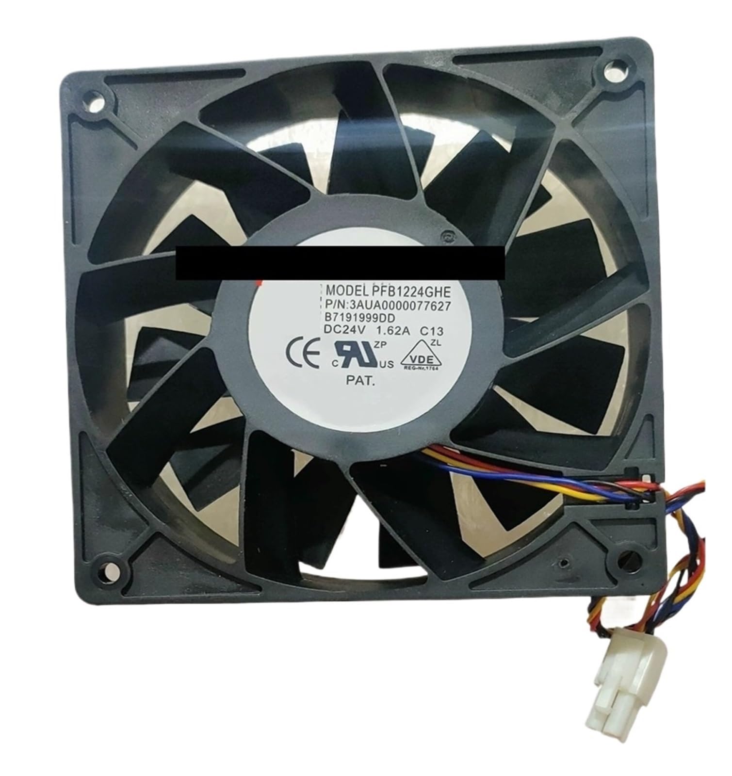 YUIDVJQWS PFB1224GHE 12038 24V 1.62A 12CM 4800PRM 217.79CFM Fan