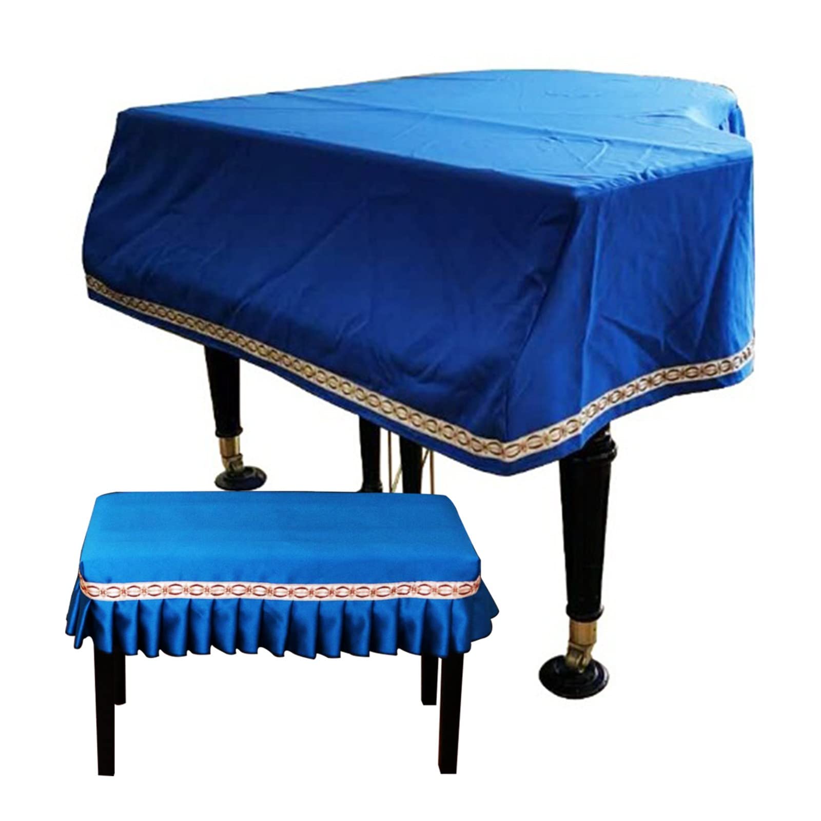Klavierabdeckung, Verdickte Flügelabdeckung – Wasser- Und Staubdichte Flügelabdeckung, Mit Optionaler Kombination Aus Hockerabdeckung/B/200Cm(78.7In)