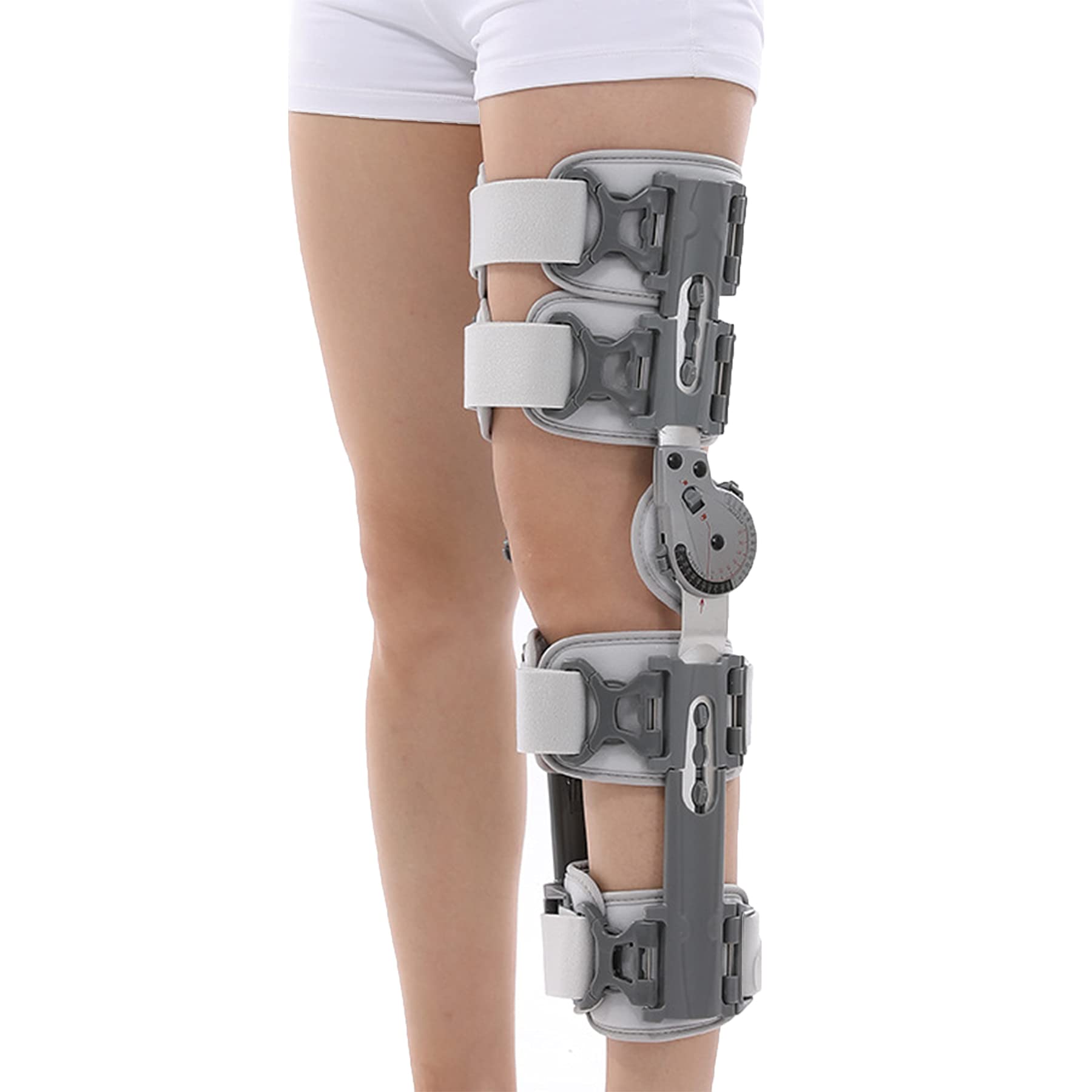 Orteza na kolano z zawiasem ROM Post-Op zawiasowy immobilizer naprawa stabilizacja ACL MCL i PCL Ochrona przed urazami i regeneracja obciążenia lewa noga prawa noga