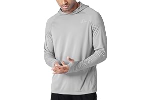 Willit Men's Sun Shirts UPF 50+ Protection Hoodie Rash Guard Shirt SPF...