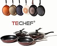 Vista 8 de TECHEF - Colección Blooming Flower/Olla de sopa con tapa de vidrio (2 cuartos de galón)