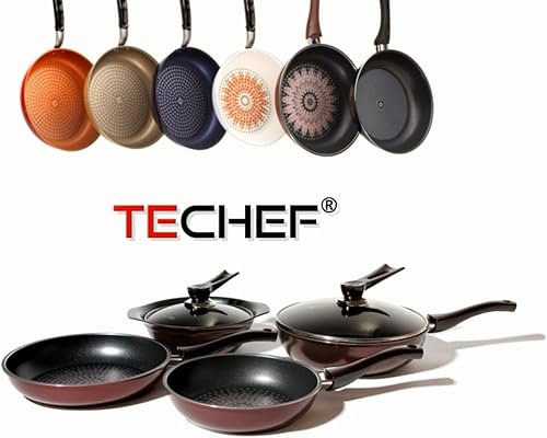 Miniatura 8 de TECHEF - Colección Blooming FlowerOlla de sopa con tapa de vidrio (2 cuartos de galón)