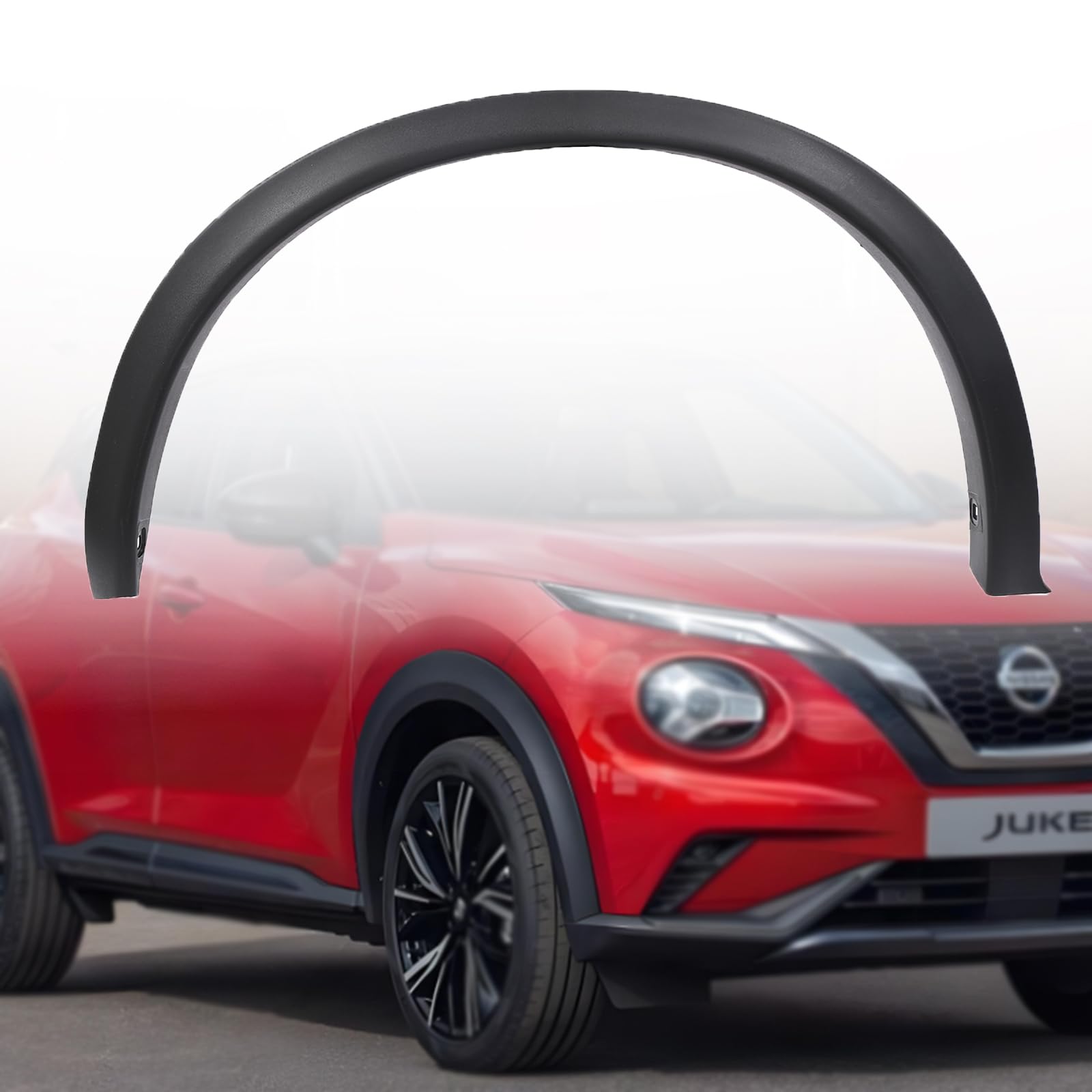 Front Wheel Arch Molding Trim, Front Wheel Arch Molding for Nissan Juke 2011-2017, Car Side Wheel Molding Splash Guard, OE 63861-1KA0A (Passenger Side)