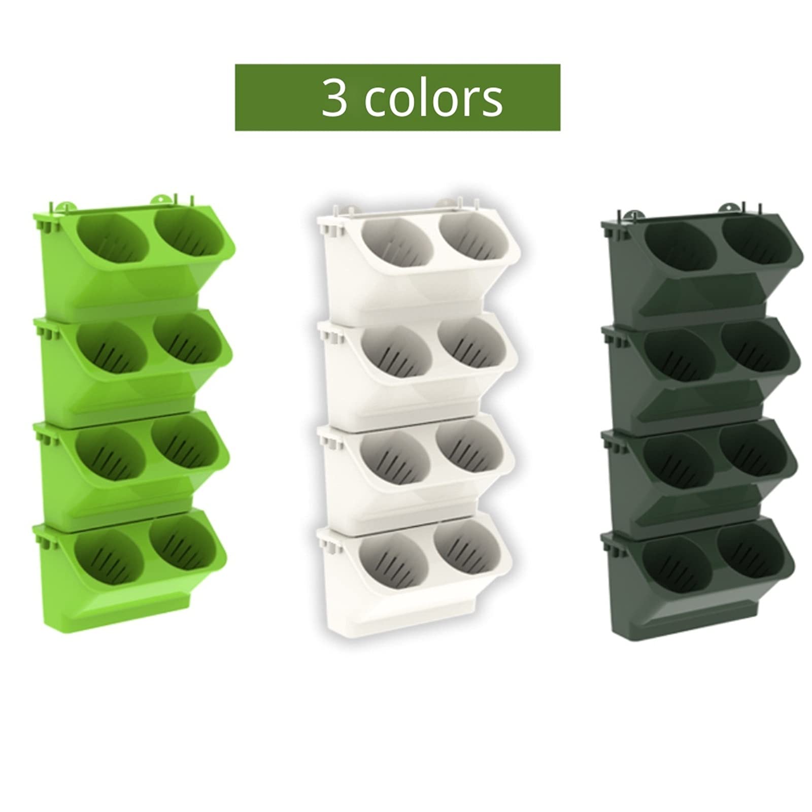 Fioriera da Appendere Pianter impianti appeso sé annaffiatoio floreale impilabile parete piantatrice giardino in plastica vasi verticali pianta pianta bonsai casa all'aperto Porta Vasi da Appendere