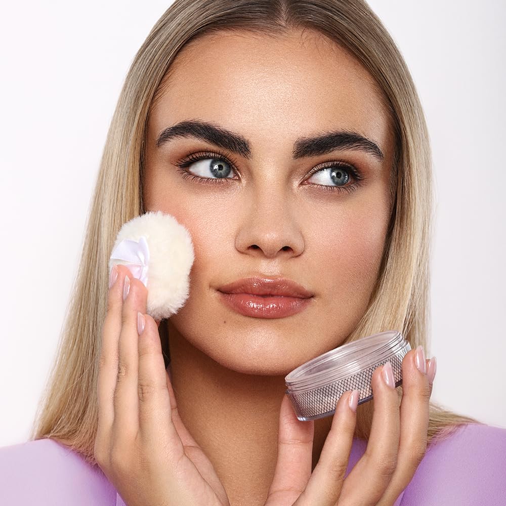 Eveline Cosmetics sypki puder transparentny Variete matujący z lawendą i skwalanem
