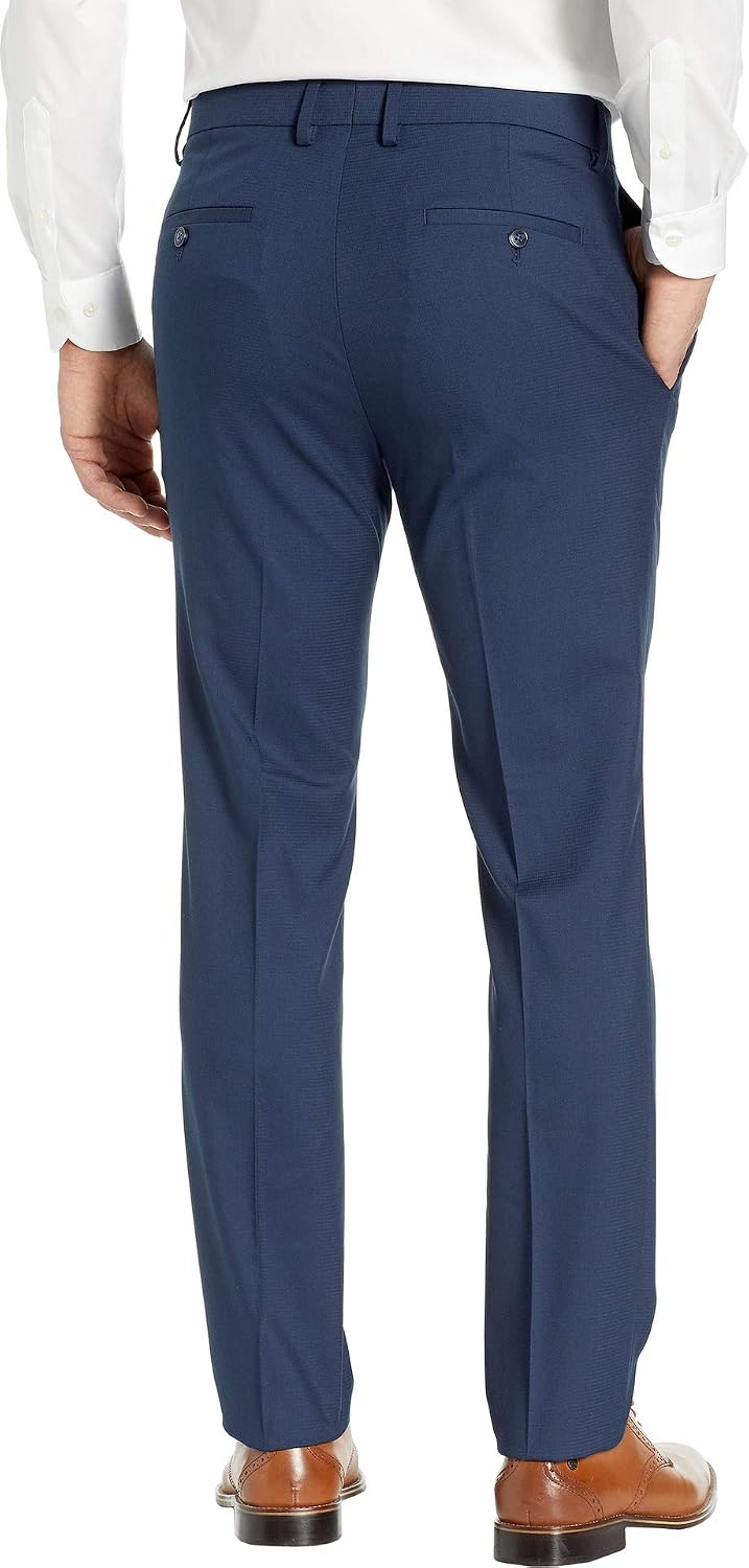 Kenneth Cole Reaction Men's Stretch Weave Slim Fit Dress Pant