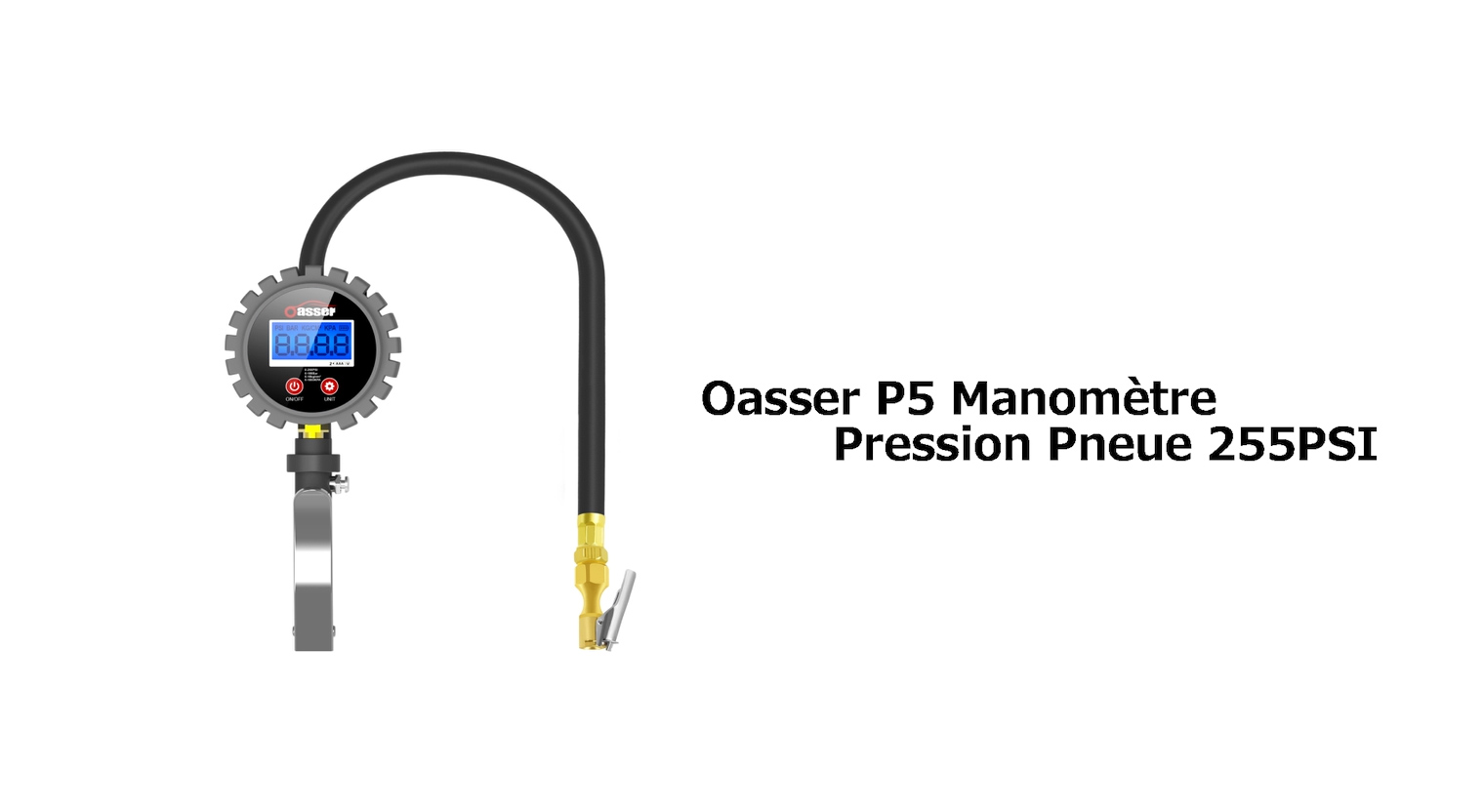 Manomètre Pression Pneu SWAWIS 220 PSI - Gonfleur/dégonfleur - Précision ±1% - Pour Voiture, Moto, Vélo