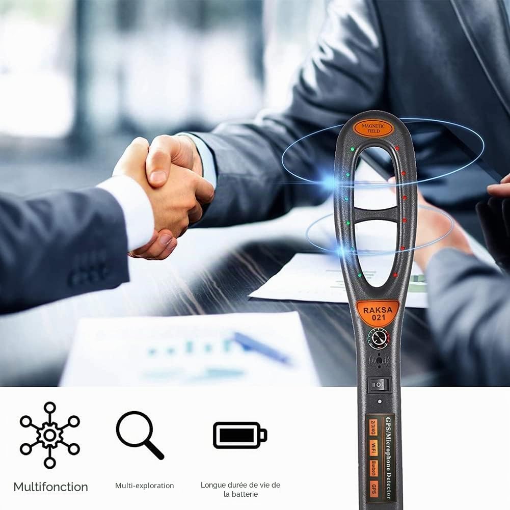 021 Scanner de sécurité portable GPS pour détecter le signal RF et le détecteur magnétique