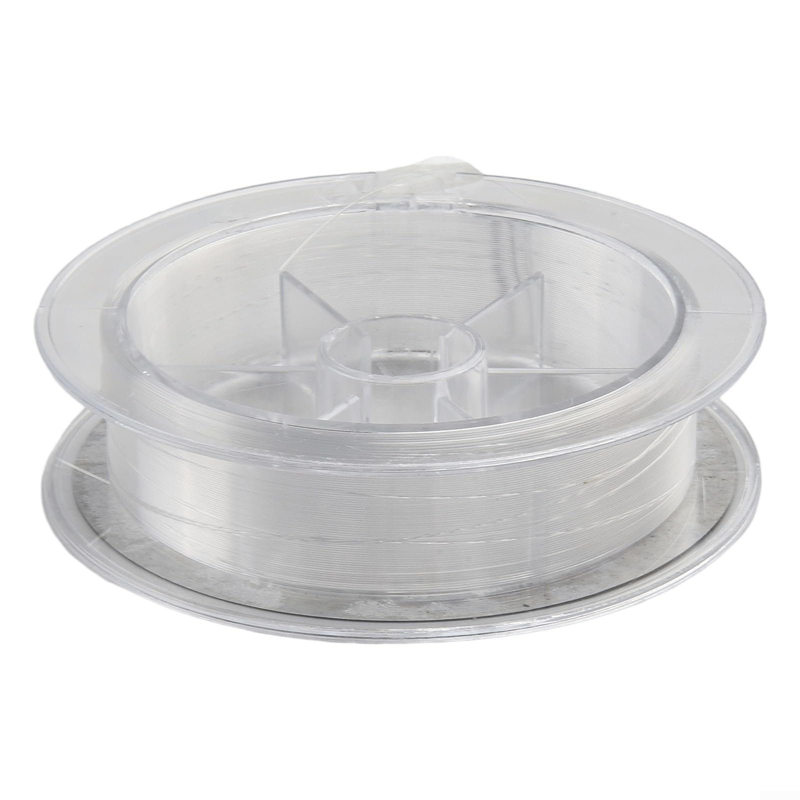 Ligne de pêche en fluorocarbone 100M 1,87-15,57kg Fil de leader à faible visibilité pour la pêche en eau douce et en eau salée au brochet, à la carpe, au bar, à la truite et au sandre. Fil