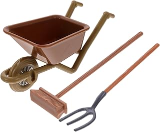 STAHAD 2 Conjuntos De Mini Carrinho Vagão De Fadas Carrinho De Ferramentas Figura Carrinho De Crianças Em Miniatura Estatuetas De Fadas Estátuas De Fadas Ao Ar Livre Para Crianças Mini