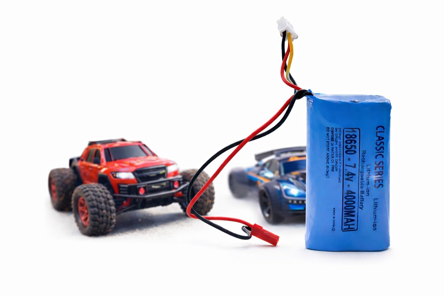 4000MAH 7.4V Li-ion Battery 15C SM Plug Rechargeable Battery RC Havey MonaterTruck Car,Plane,Tank,Boat,JCB,Robbot,Shotting Bubble Gun All Type Remote Control Toys (Red&White Plug)-image-28