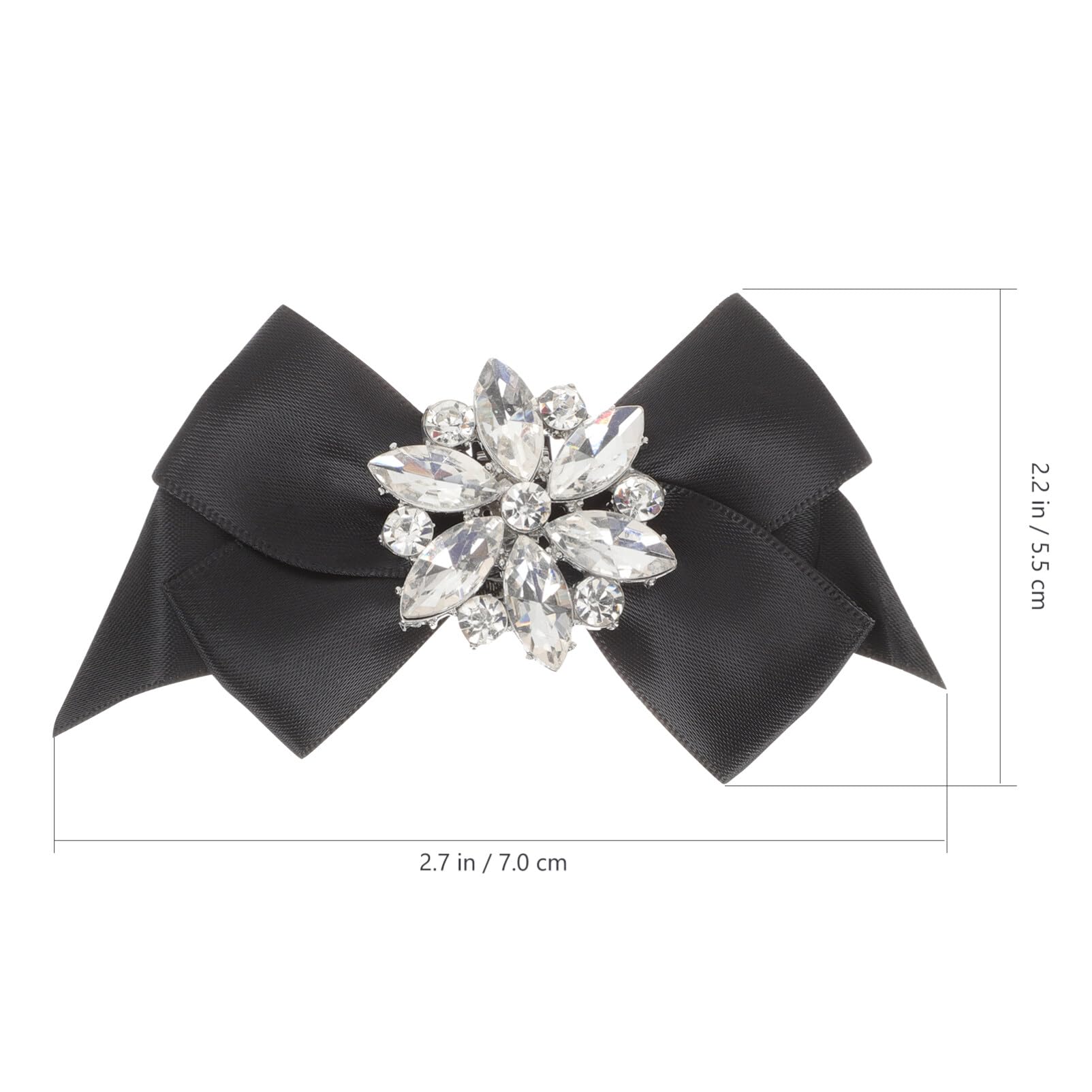PACKOVE 1 Par hebilla de zapato de lazo tacones de vestir lazo de ropa zapatillas mujer zapatillas de mujer decoración zapatos de tacon clips de zapatos de joyería boda — view 3
