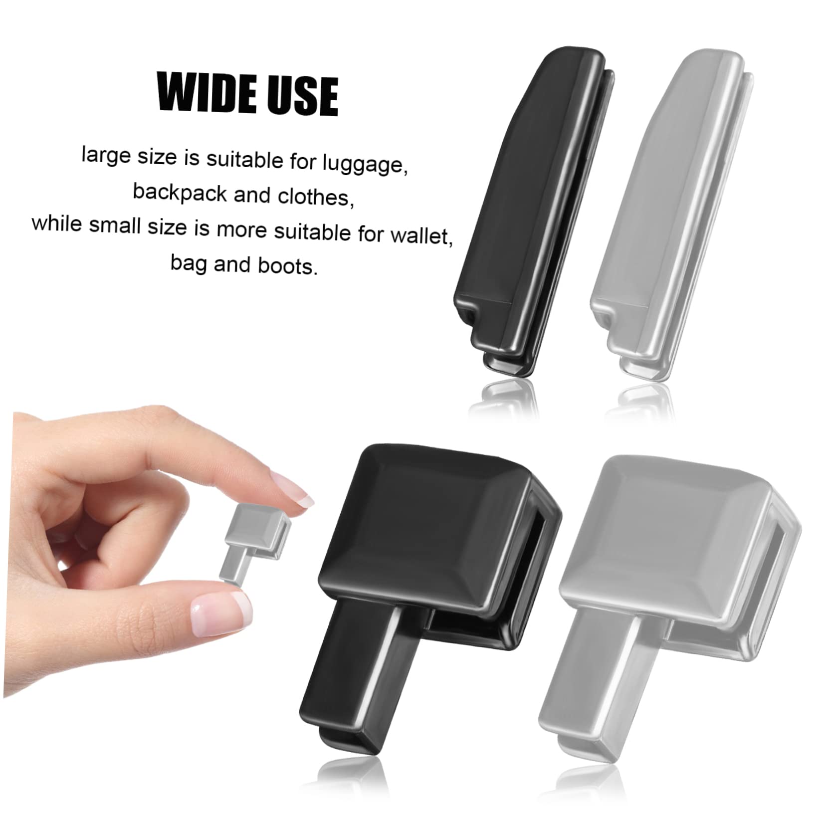 HOODANCOS 4pezzi Kit Riparazione Per Cerniere Sostituzione Per Zipper Accessori Per Jeans e Facile Installazione e Varietà Colori