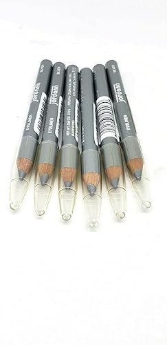 Miniatura 1 de Jordana Delineador de ojos plateado (paquete de 6)