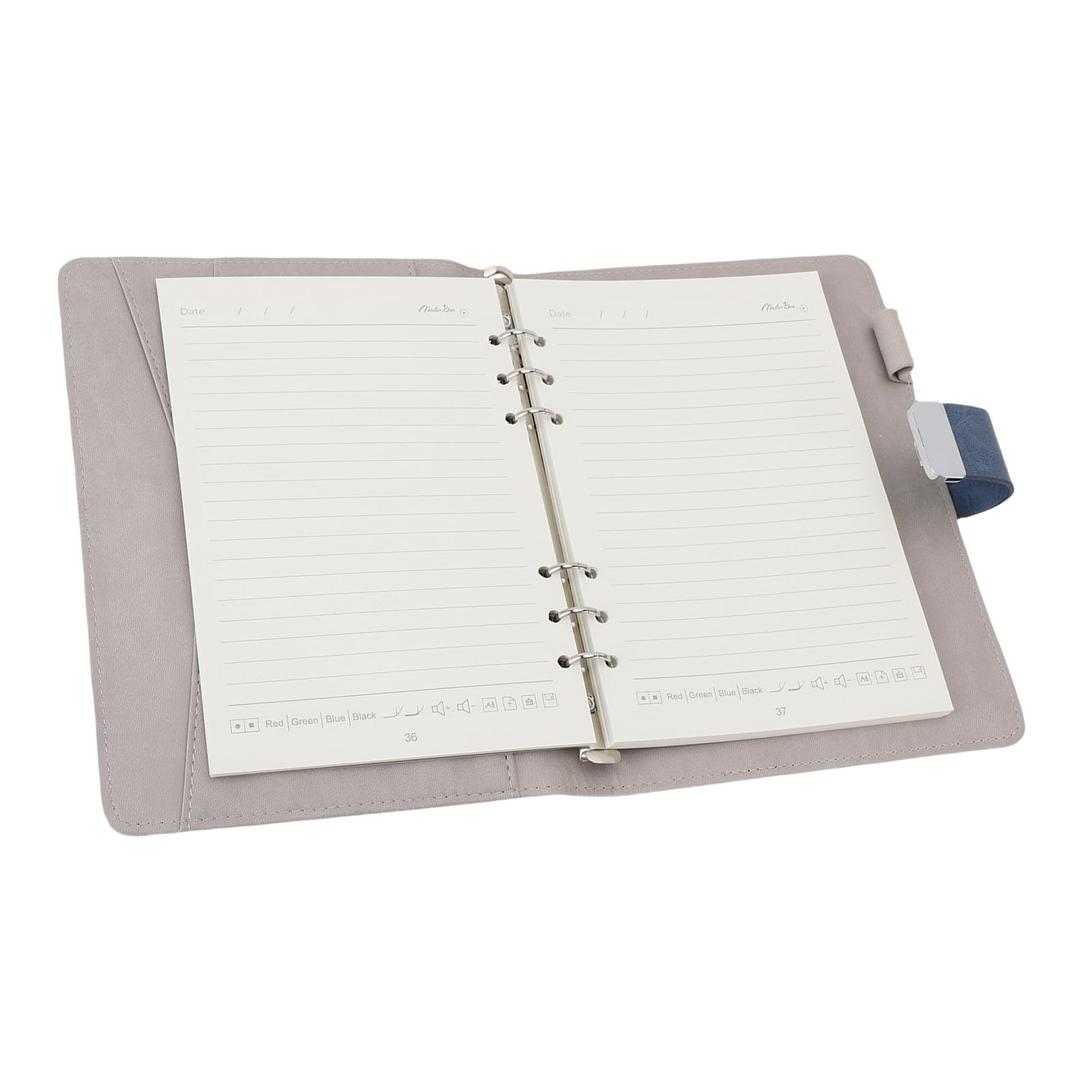 Annadue Softcover-Smart-Notizbuch mit Stift, Spiral-Smart-Notizbuch-Set, KI-Sprachmalerei, Textübersetzung, Papier-Bildschirmsynchronisierung für die Büroschule
