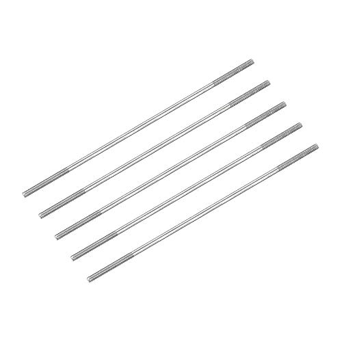 Miniatura 33 de METALLIXITY Tornillos de doble extremo (rosca M4 de 6.299 in de longitud), 5 piezas, pernos de varilla de doble rosca de acero inoxidable 304