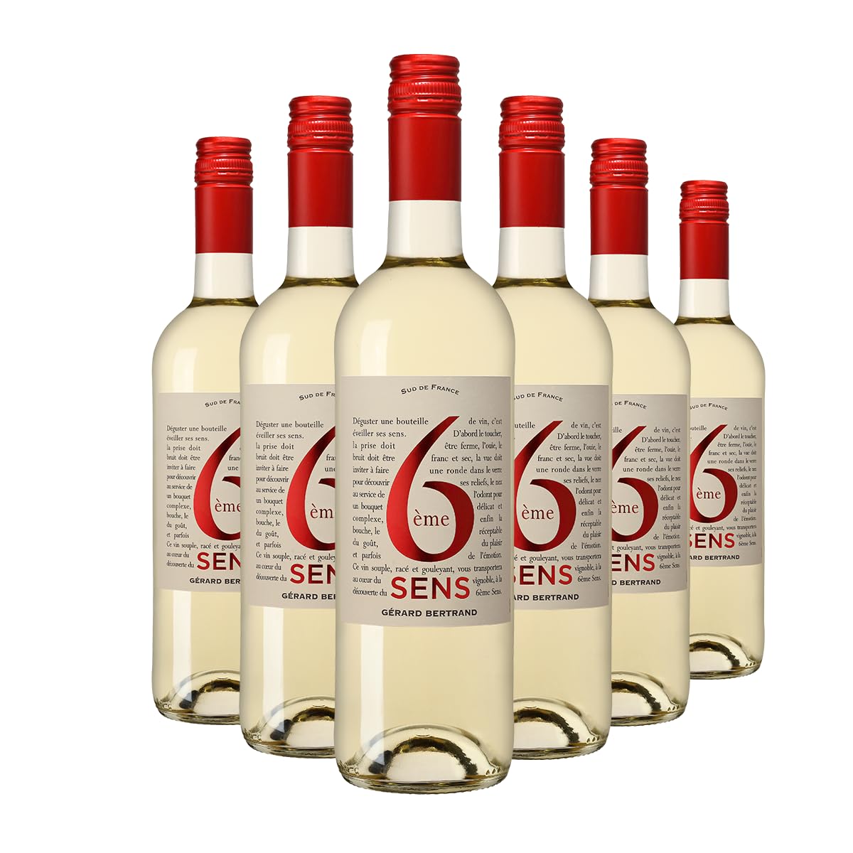 Gérard Bertrand 6ème sens Blanc IGP Pays d'Oc 2025 6x75cl